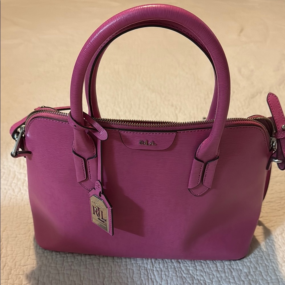 Polo Ralph Lauren Vibrant Pink Satchel